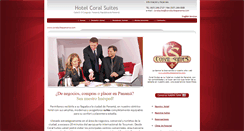 Desktop Screenshot of coralsuitespanama.com