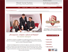 Tablet Screenshot of coralsuitespanama.com